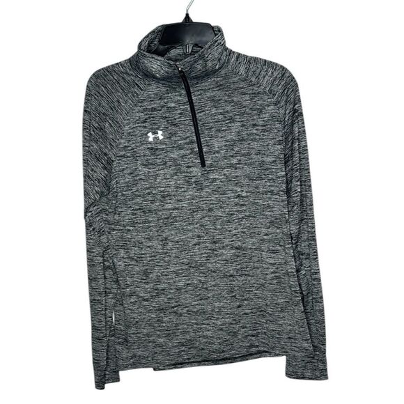 Under Armour Gray Quarter-Zip Pullover. Size Medium. - Picture 1 of 5